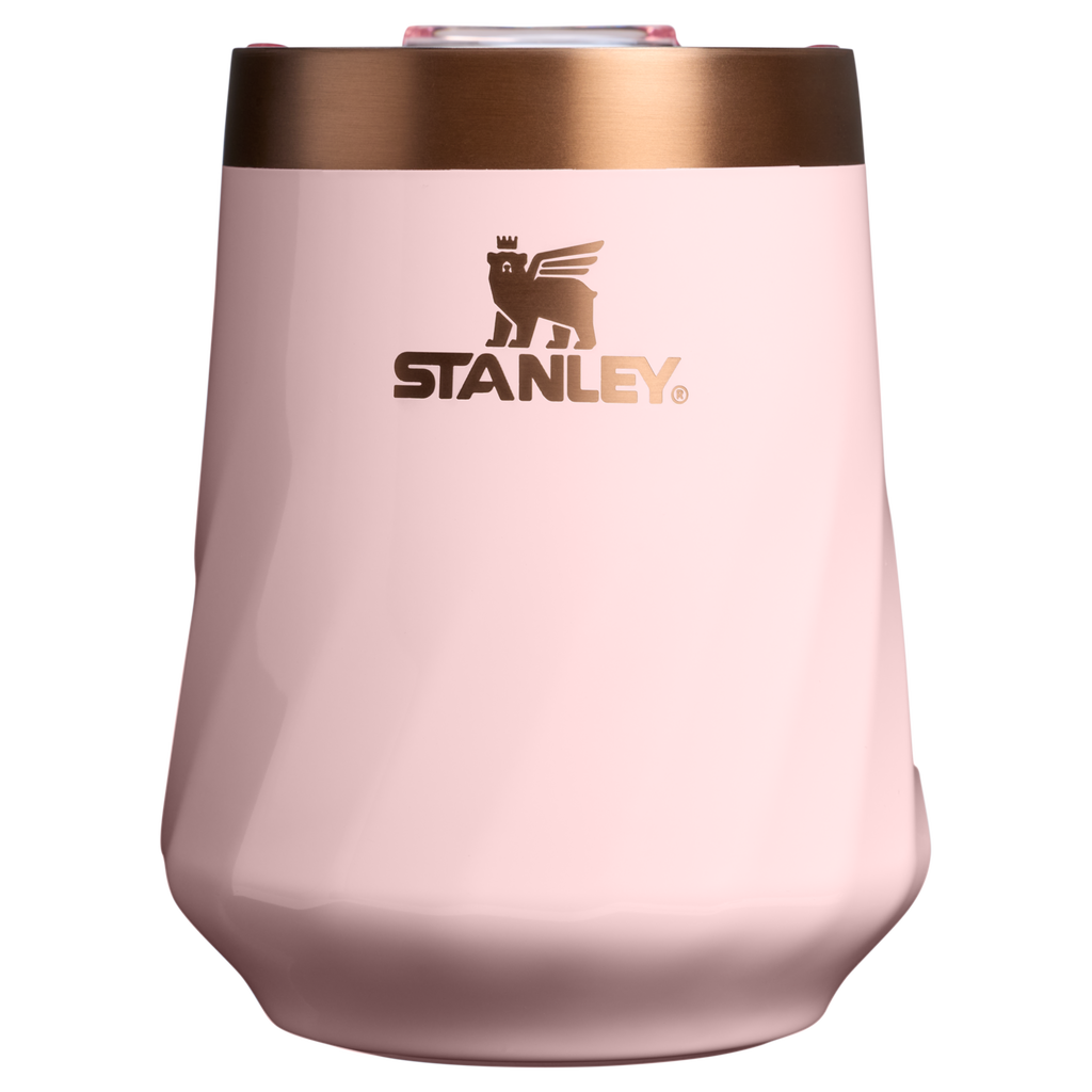 Flavor-Preserving The Valentine’s Day Textured Reserve Wine Tumbler D233K - Reserve Collection Stainless Steel Whiskey Cup - Pink Velvet Gloss