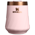 Flavor-Preserving The Valentine’s Day Textured Reserve Wine Tumbler D233K - Reserve Collection Stainless Steel Whiskey Cup - Pink Velvet Gloss