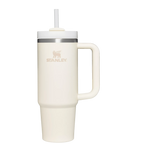 Splash-Resistant FlowState The Quencher H2.0 Flowstate Tumbler | Stanley Create D331C - FlowState 3-Position Lid Insulated Travel Mug - Cream